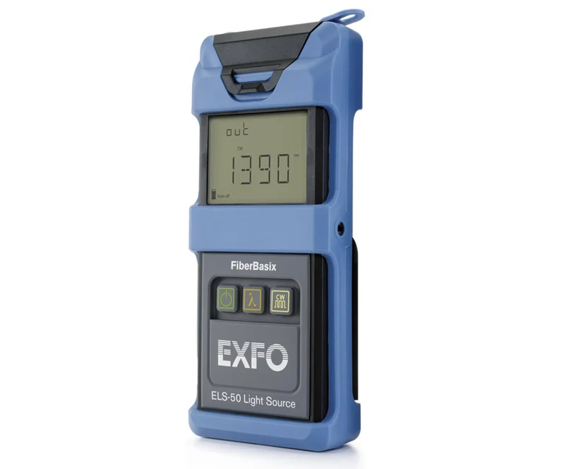 EXFO ELS-50 Optical Light Source – 1310/1550nm, 60-Hour Battery, ±0.10dB Stability