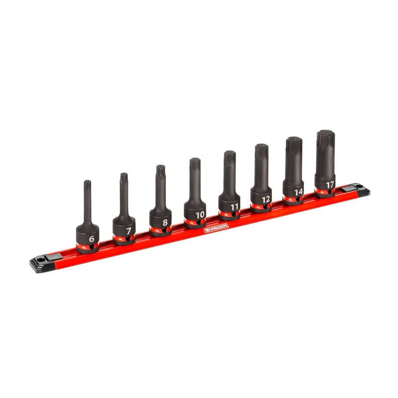 [NSH.GRP.J8PB] Jeu de 8 douilles impact 1/2" 6 pans - OGV® GRIP