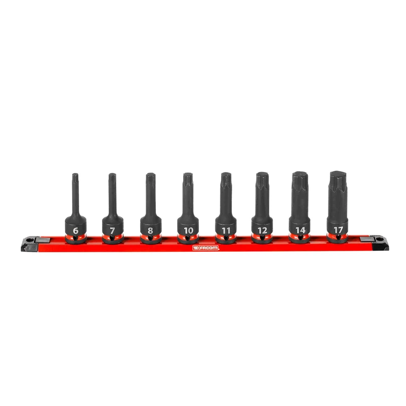 [NSH.GRP.J8PB] Jeu de 8 douilles impact 1/2" 6 pans - OGV® GRIP