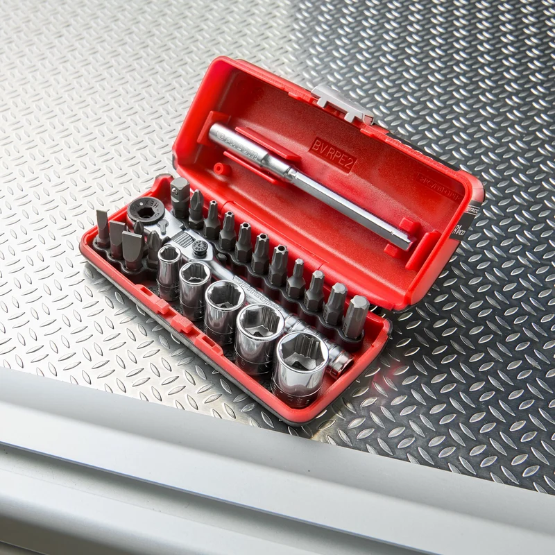 [R1PICOGRPPB] - OGV® GRIP coffret PICO serrage 1/4" avec cliquet compact flex
