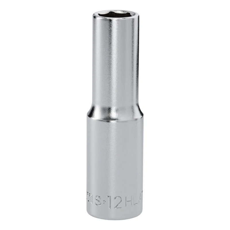 S.HLAT - Douilles longues, 12 pans métriques, 1/2"