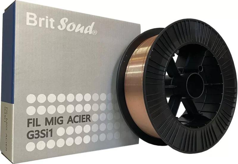 FIL A SOUDER acier 1.0mm G3SI 15KG bobine plast - BS100D300 britexco