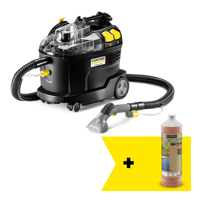 Appareil d'injection-extraction 1380W noir Puzzi 8/1 Karcher + Détergent offert- 1.100-248.0