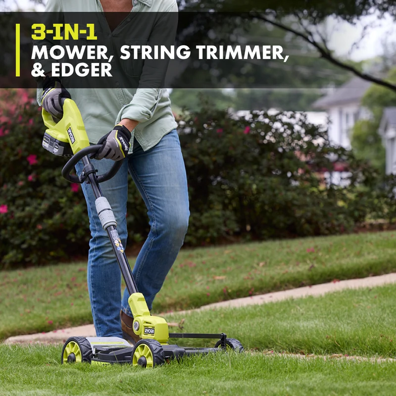 18V ONE+ 12" 3-in-1 Mower/String Trimmer/Edger Kit