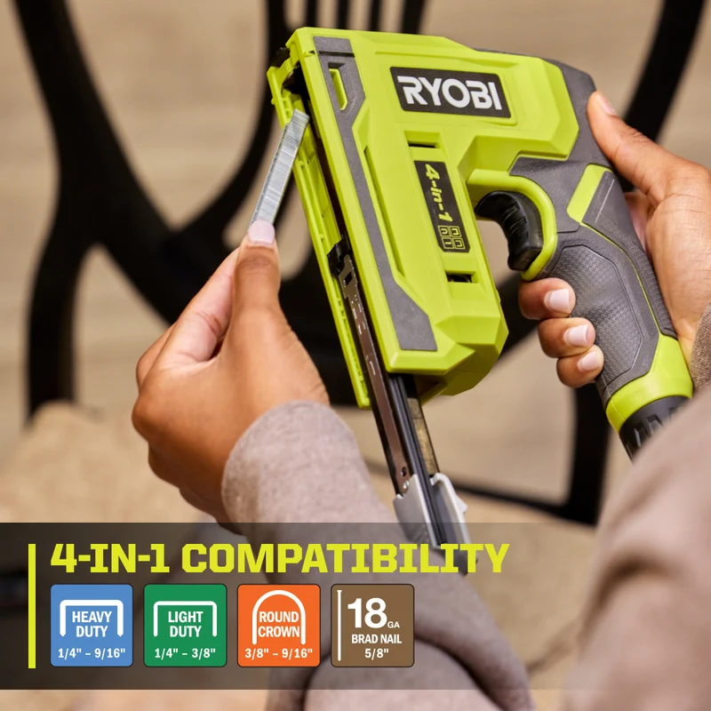 USB Lithium Craft 4-in-1 Stapler/Nailer
