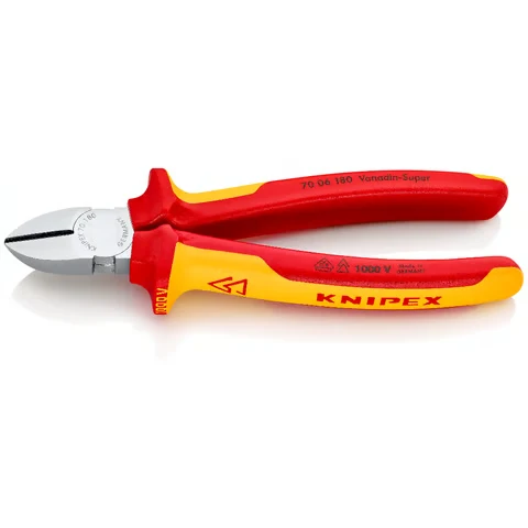 Pince coupante de côté 180mm chrome - 70 05 180 KNIPEX-WERK