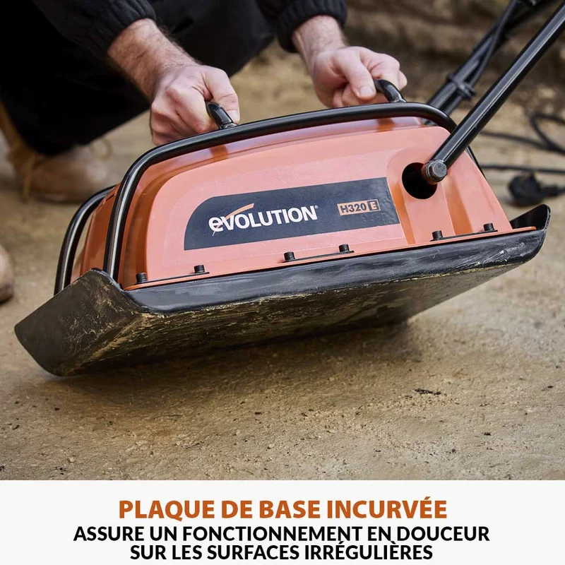 Compacteur électrique Evolution HULK ELECTRO H320-E à plaque vibrante (GRADE B)
