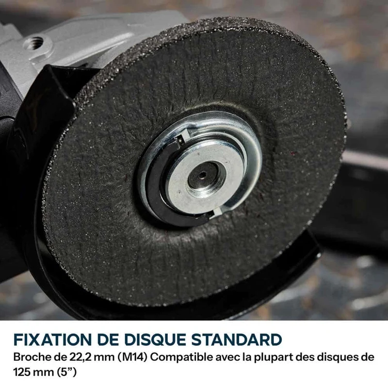 Meuleuse d'angle de sans fil 125mm Evolution S125AGR-Li avec moteur Brushless sans disque