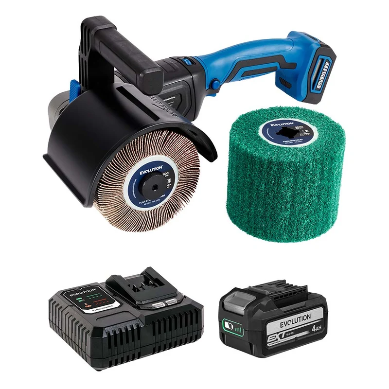 Satineuse sans fil Evolution S120SCT-Li avec moteur brushless et 2 tambours