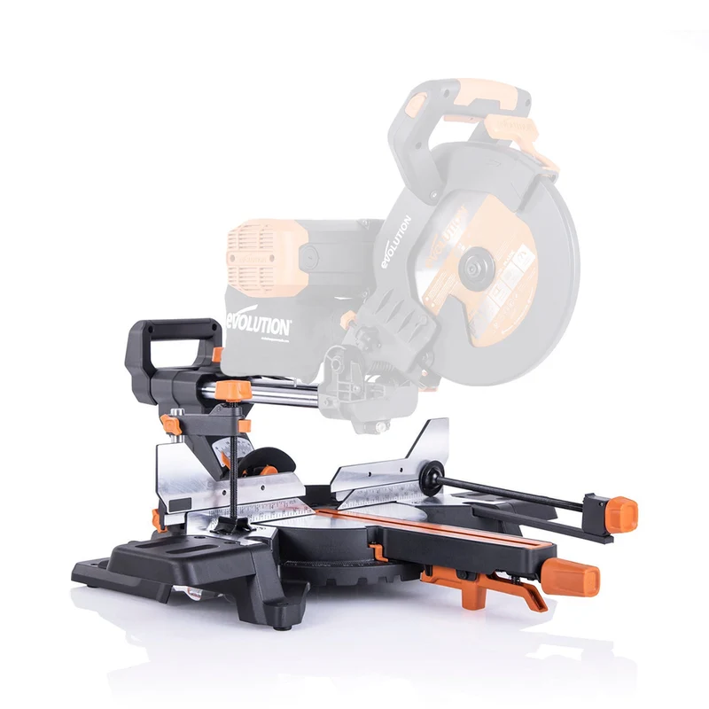 Evolution R255SMS-DB Scie à onglet radiale - Pièces détachées (Col, rails, base)