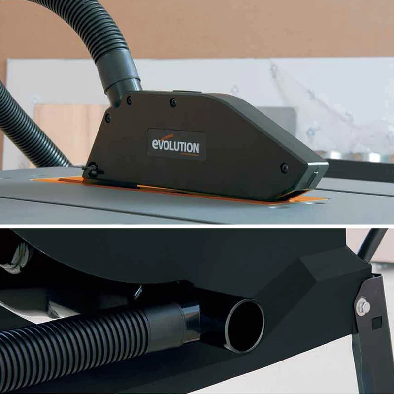 Scie sur table 255mm Evolution R255MTS avec lame multi-matériaux TCT