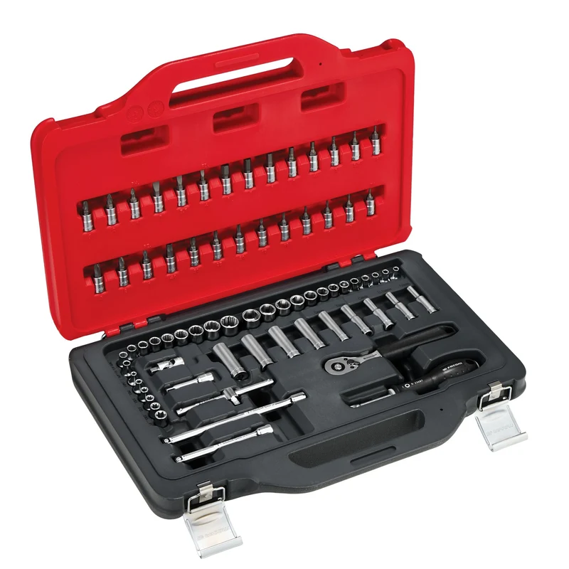 [RL.151-EP72PB] Coffret cliquet-douilles 1/4" Twin Box - 72 pièces