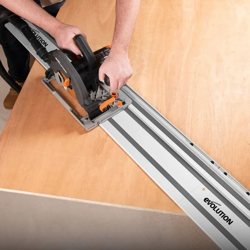 Pack Evolution : Scie circulaire 185mm R185CCSX+ avec lame multi-matériaux TCT + guide de coupe de 2,8m ST2800-G2 + Aspirateur 15L R15VAC avec démarrage automatique