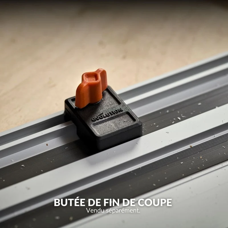 Guide de coupe universel 1,4m Evolution ST1400-G2 pour scie circulaire (GRADE B)