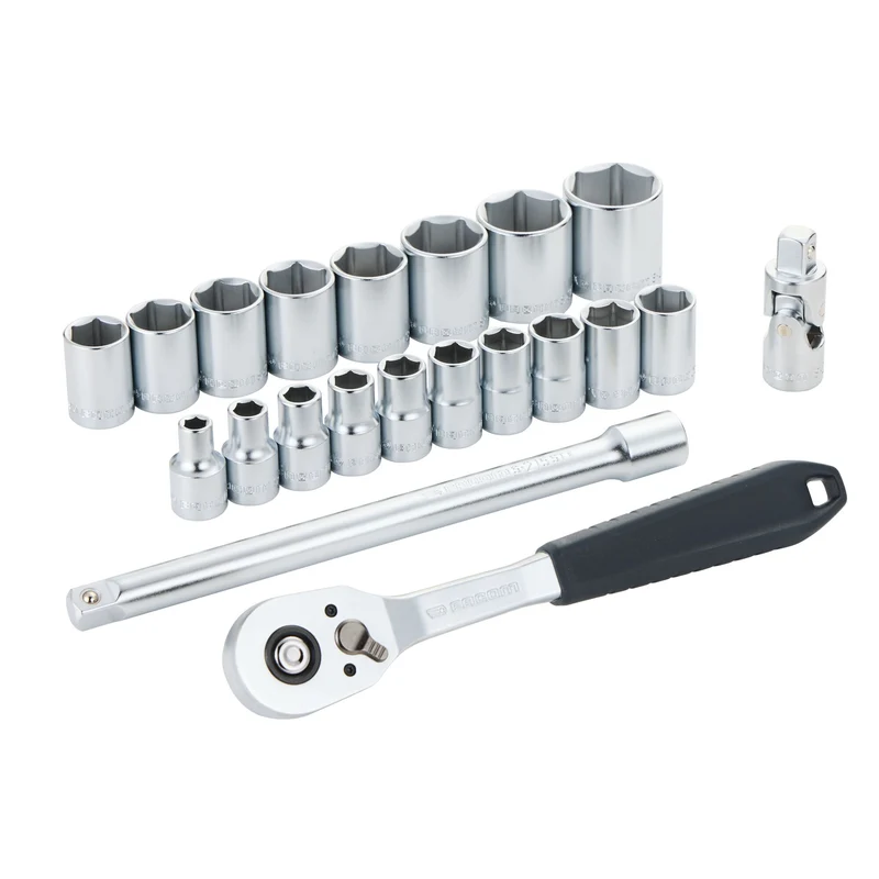[MODM.SL151-21] Jeu de douilles 1/4 dans module mousse - 21 pièces