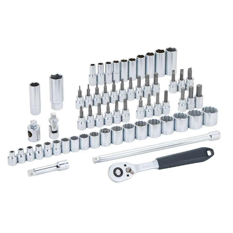 [JL.151-EP62PB] Coffret cliquet-douilles 3/8 Twin Box - 62 pièces