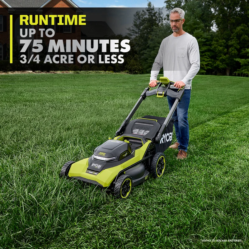 40V HP Brushless 21" Self-Propelled All-Wheel Drive Multi-Blade Mower Kit