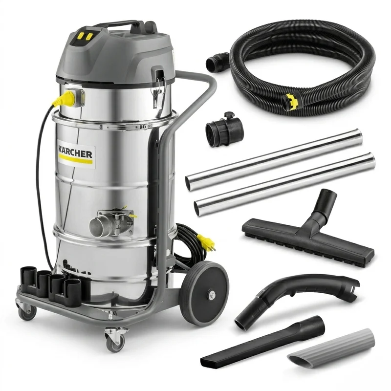 Aspirateur industriel IVM 40/24-2 + Kit de nettoyage de sols - 9.569-163.0 Karcher