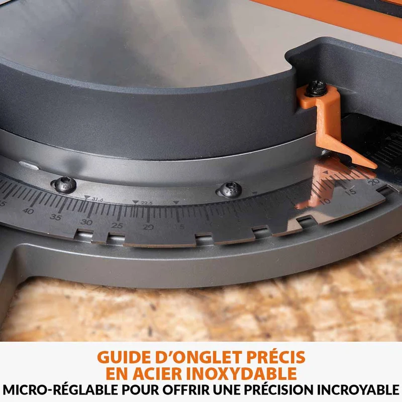 Scie à onglet de 255mm sans fil double biseau R255SMS-DB-Li avec lame multi-matériaux TCT et batteries 8Ah avec double chargeur
