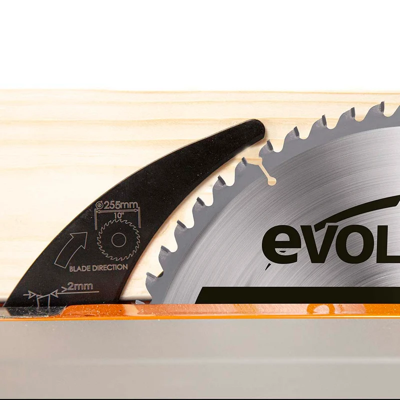 Couteau diviseur pour coupes aveugles compatible avec Scies sur Table Evolution R255TBL & R255TBL+