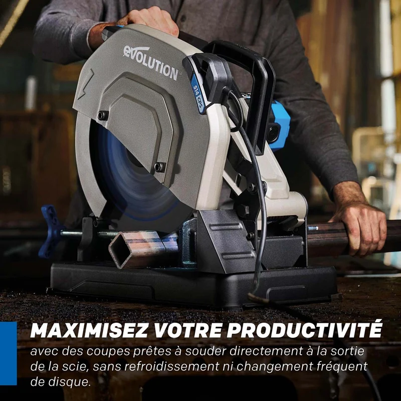 Lame Acier EVOMAX 355 mm à 80 dents pour coupe professionnelle et intensive