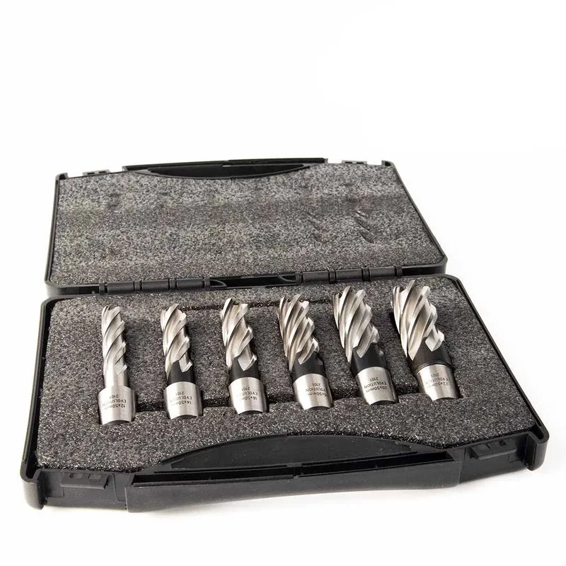 Kit de 6 fraises à carotter Evolution pour Perceuse magnétique (profondeur maximale 50mm)