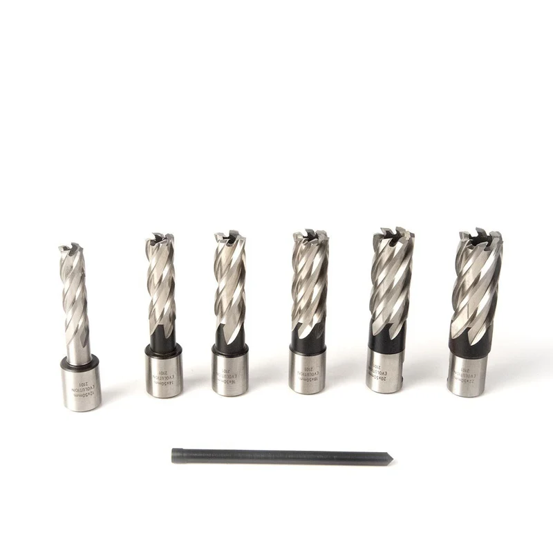 Kit de 6 fraises à carotter Evolution pour Perceuse magnétique (profondeur maximale 50mm)