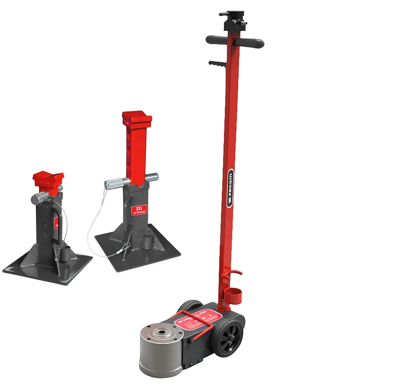 [DL.1530CAEA25] Cric Hydropneumatique 10-30 tonnes et Pack Chandelles 22 tonnes - Édition limitée Equip Auto 2025