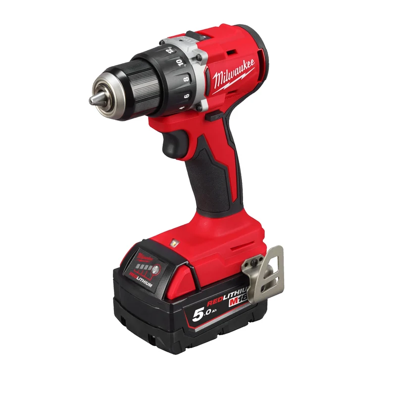 Perceuse Brushless 18V Milwaukee M18 BLDDRC-502C 60Nm - Pack 2x5Ah