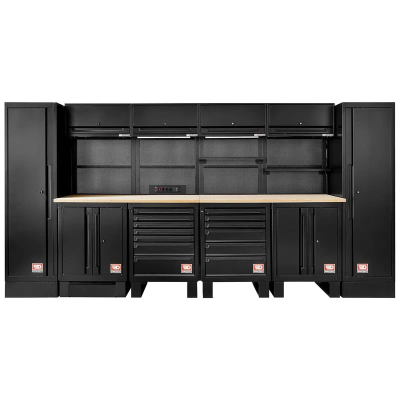 Établi métal noir + plateau bois - ensemble complet - Facom RWS2-10BS