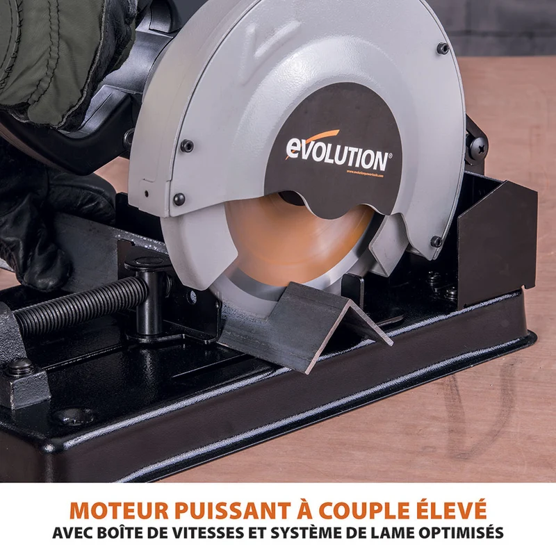 Scie à tronçonner 185mm Evolution RAGE4 avec Lame multi-matériaux TCT