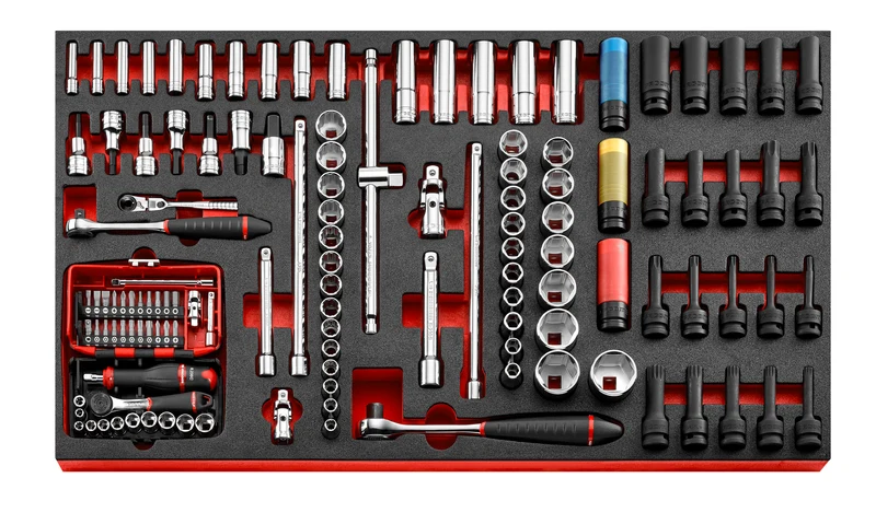 [MODM.XL1PF] Module mousse douilles avec outils n°1/4 pour CM.XLPF