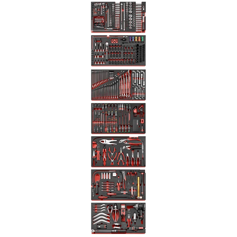 [CM.XXLPF] Composition mousse 4/3 - 7 tiroirs