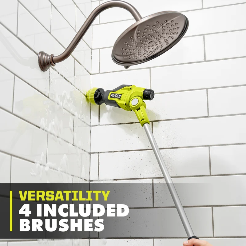 USB Lithium Telescoping Power Scrubber Kit