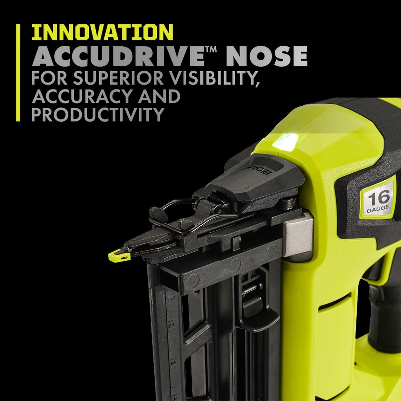 18V ONE+ HP 18V Brushless Cordless Nail Gun, 16-Gauge Straight Finish Nailer (Tool Only)