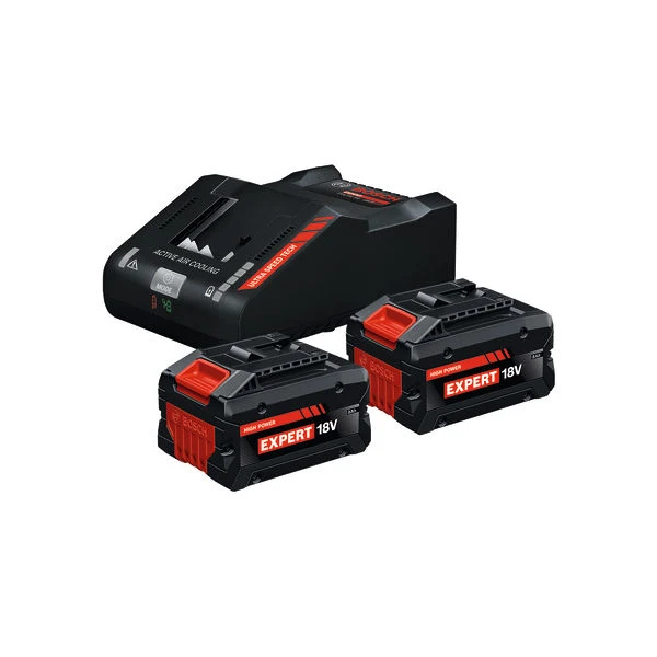 Pack batteries 8Ah + chargeur Bosch expert 2xEXBA 8Ah + 1xEXAL18 - 1600A0373T Bosch