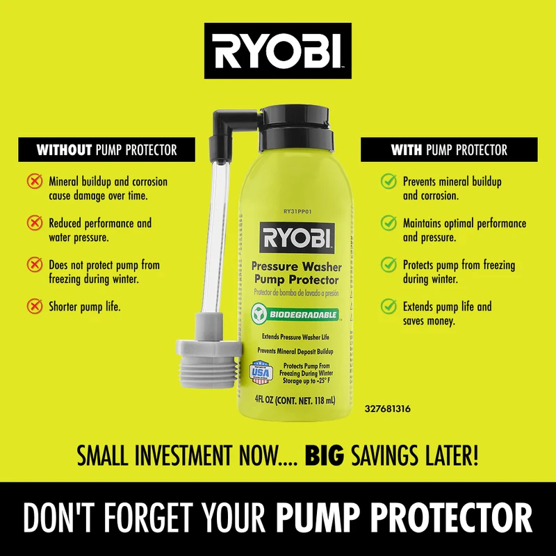 RYOBI Pressure Washer Pump Protector