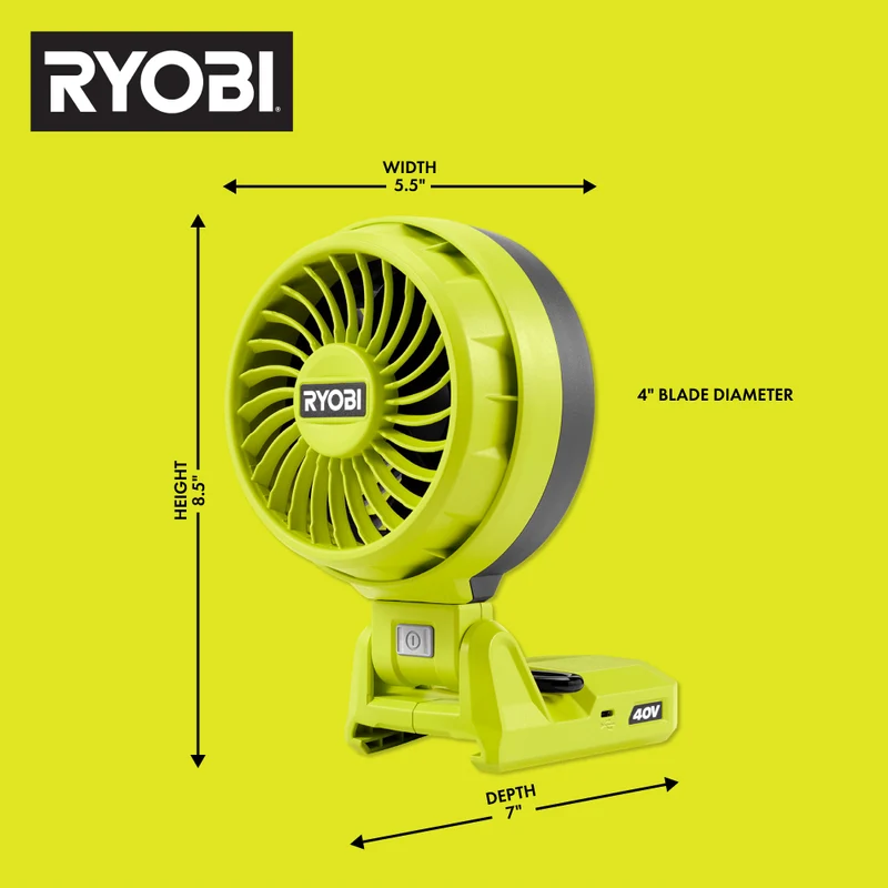 40V Battery Topper Fan