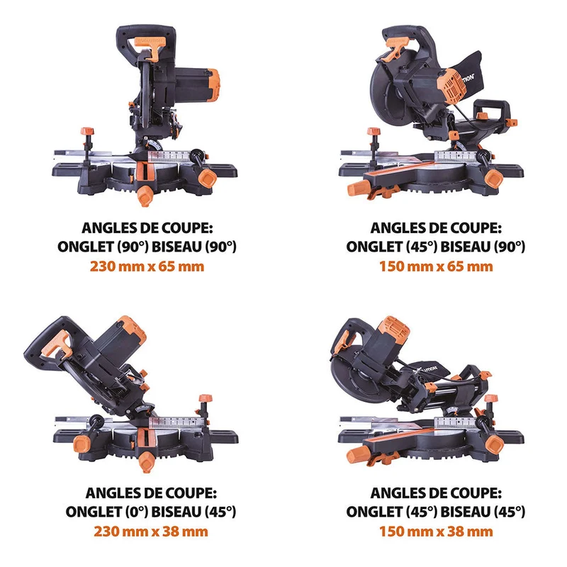 Pack Evolution : Scie à onglet électrique 210mm R210SMS+ avec lame multi-matériaux TCT + Support