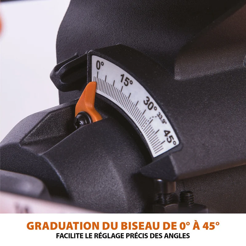 Pack Evolution : Scie à onglet électrique 210mm R210SMS+ avec lame multi-matériaux TCT + Support