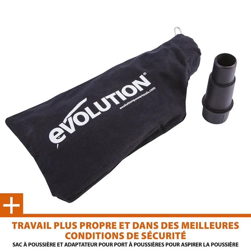 Pack Evolution : Scie à onglet électrique 210mm R210SMS+ avec lame multi-matériaux TCT + Support