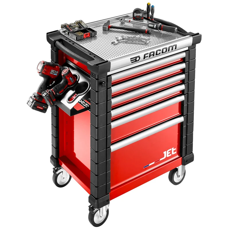 [JET.LA19PF] Accessoire latéral servante atelier JET : support pour outils énergisés - séries JET.MXA