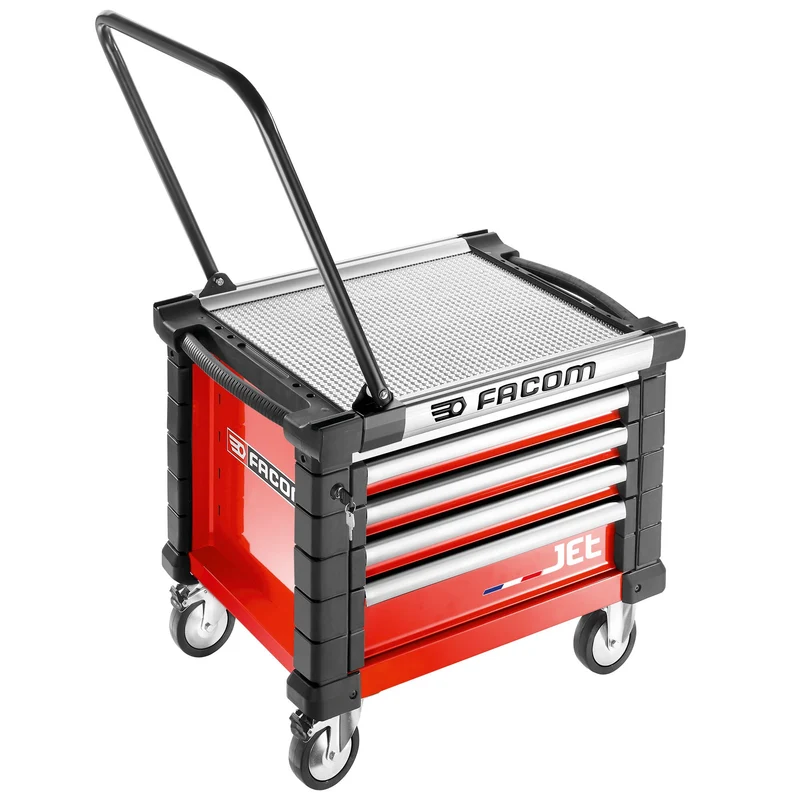 [JET.CR4M3APF] Coffre mobile 4 tiroirs, L 569 x H 421 mm, 3 modules par tiroir
