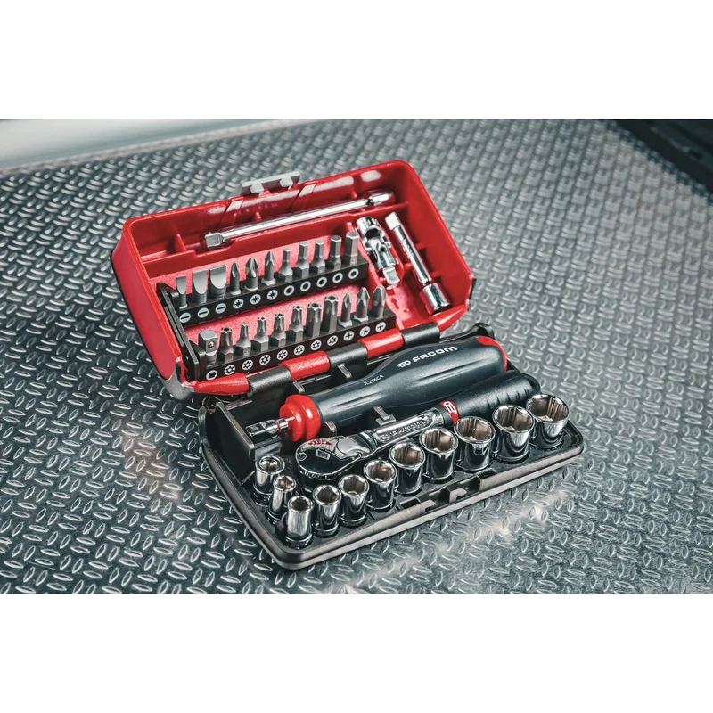 [RL.NANO1GRPPB] Coffret Nano, douilles 6 pans OGV® Grip