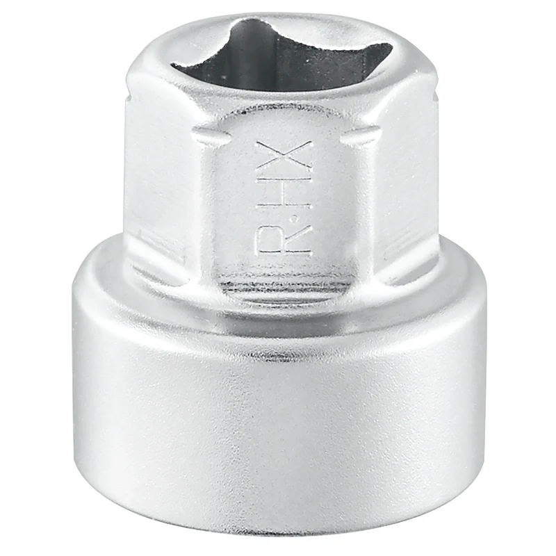 [R.12HX] Douille hexagonale, 6 pans métriques, 1/4", 12 mm