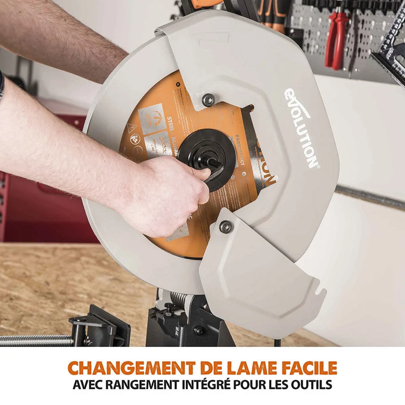 Pack Evolution : Scie à tronçonner 355mm R355CPS avec Lame multi-matériaux TCT + Support