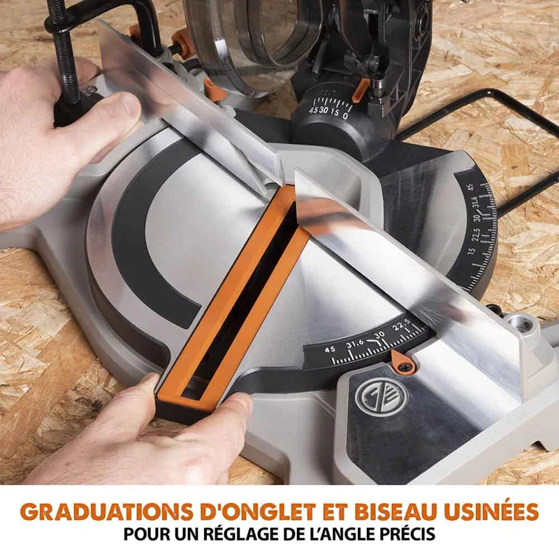 Scie à onglet mixte sans fil 185mm Evolution R185CMS-Li avec Lame multi-matériaux TCT sans batterie ni chargeur