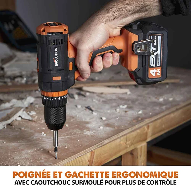 Perceuse-visseuse sans fil Evolution R13CMB-Li sans batterie ni chargeur