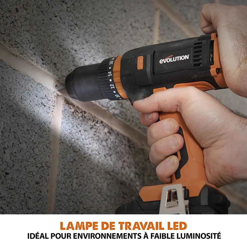 Perceuse-visseuse sans fil Evolution R13CMB-Li sans batterie ni chargeur
