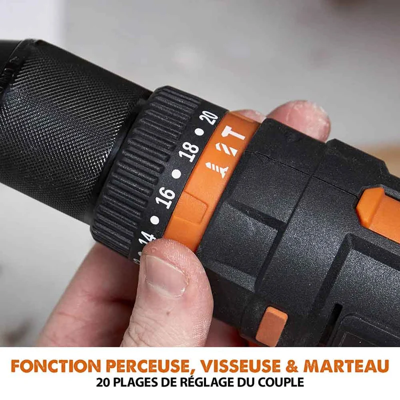 Perceuse-visseuse sans fil Evolution R13CMB-Li avec batterie 2Ah et chargeur